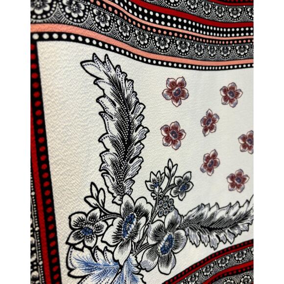 Women's Zara Trafaluc Floral Mini Sheath Dress Cap Sleeve Size Small, EUC - Picture 3 of 3